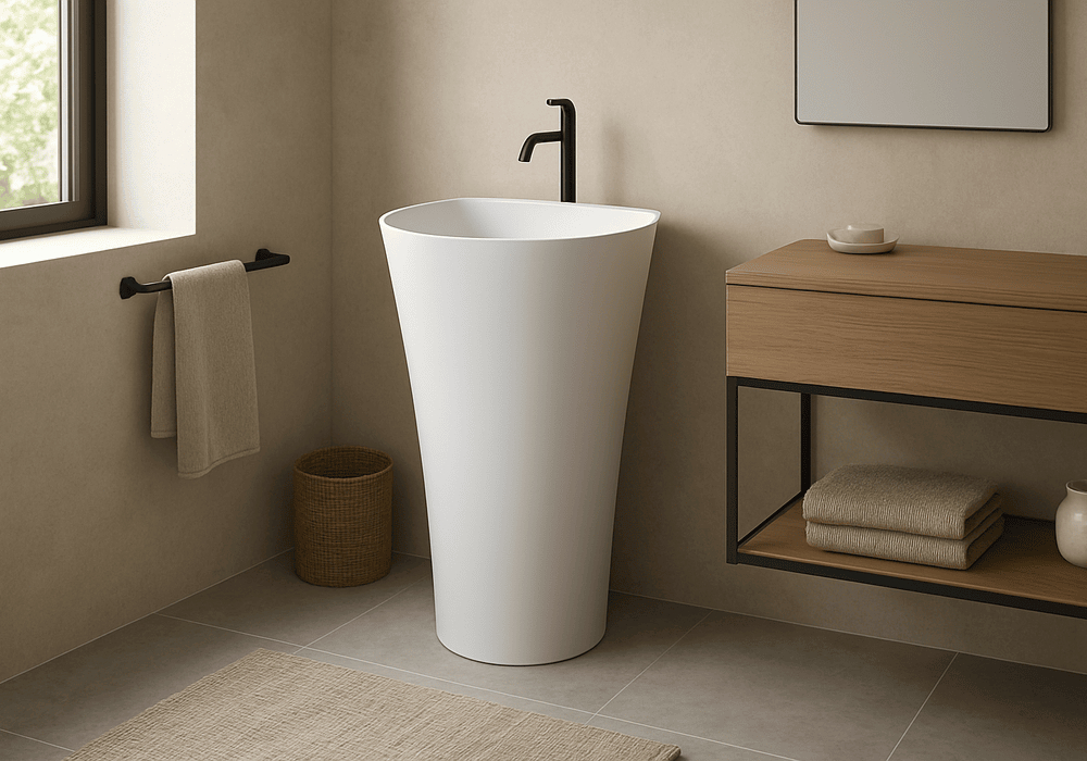 Die Geheimnisse eines modernen Badezimmers: Waschbecken, die durch Design und Funktionalität beeindrucken