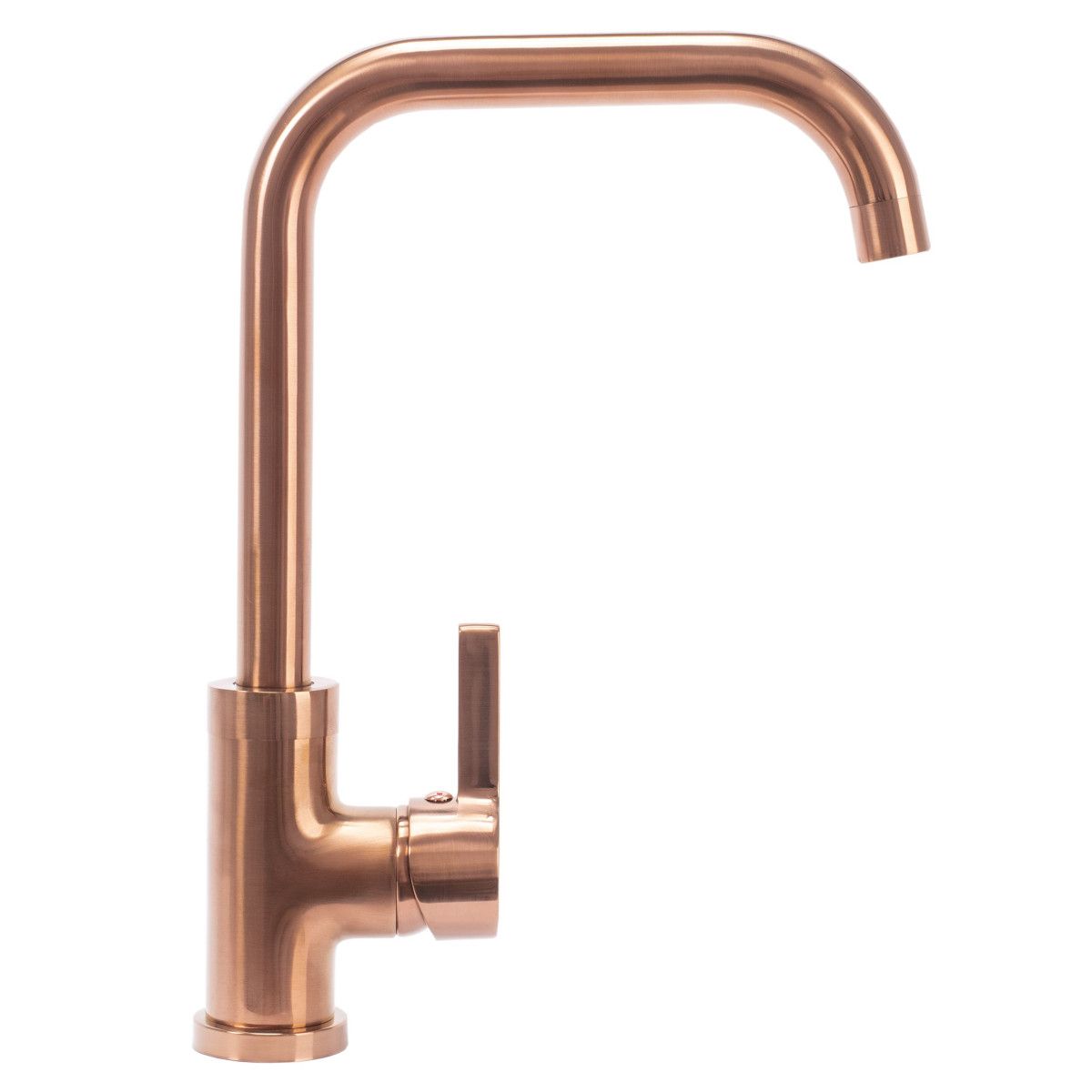 REA Folk Küchenarmatur, Roségold, Arbeitsplattenmontage, Luftsprudler, besonderes Design