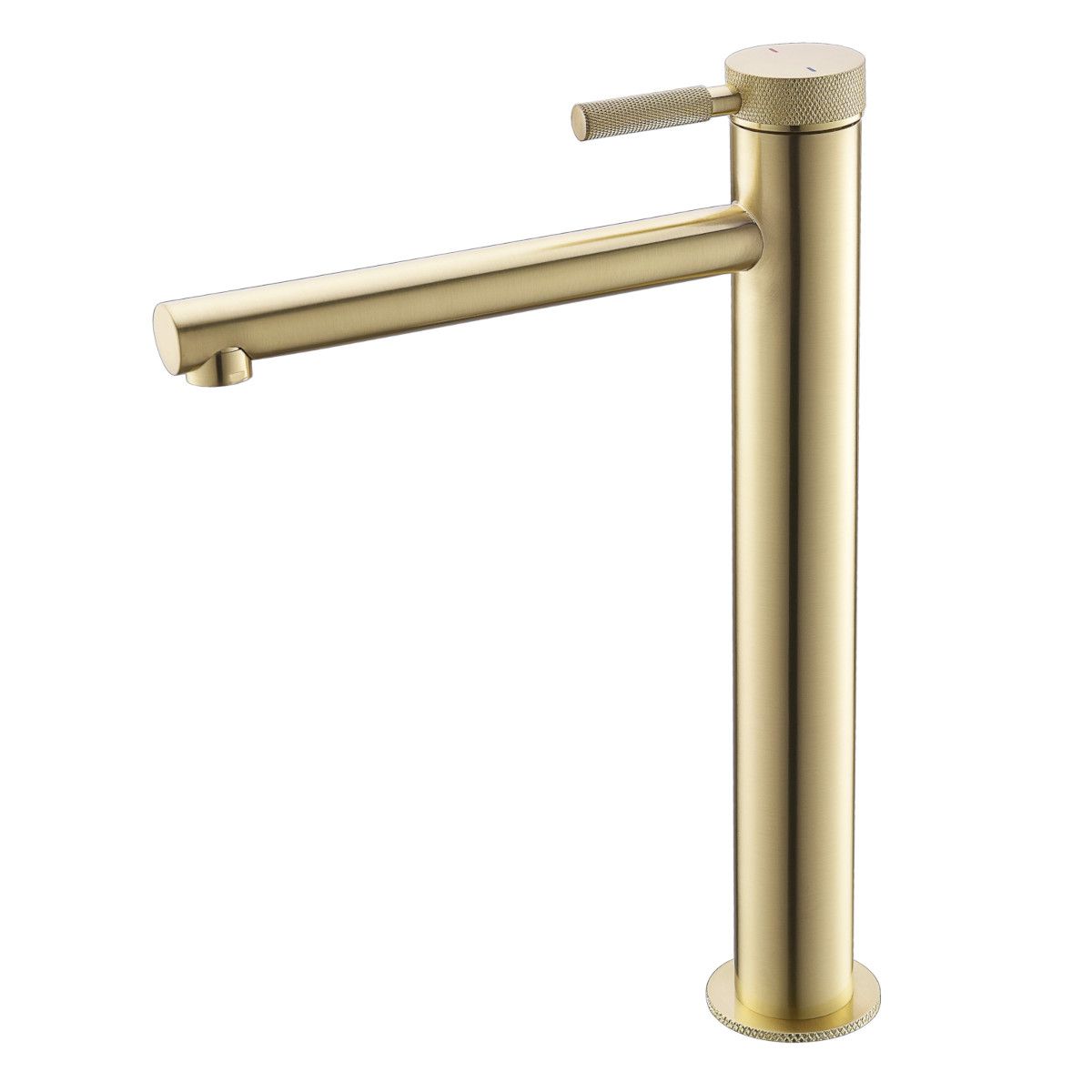 Waschbeckenarmatur Tiona, Mattgold, Höhe 30,5 cm, Aufsatzmontage