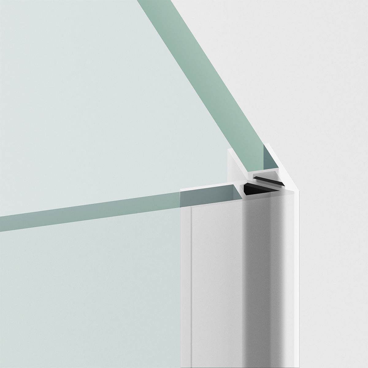 Duschkabine, Sicherheitsglas 6 mm, Transparent, Chrom, 2 Pendeltüren, Maße: 80–90×120 cm, Axis