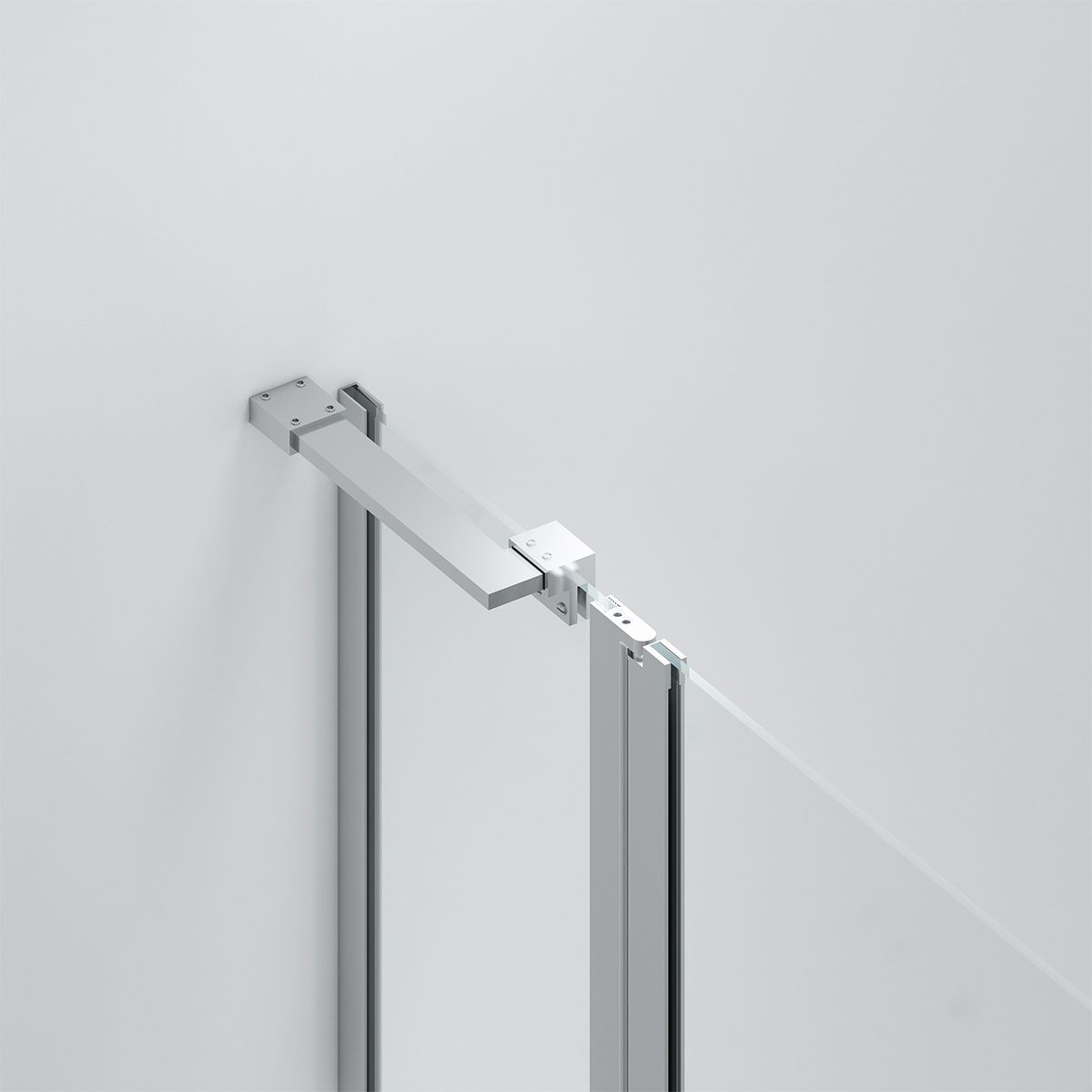 Duschkabine, Sicherheitsglas 6 mm, Transparent, Chrom, 2 Pendeltüren, Maße: 80–90×120 cm, Axis