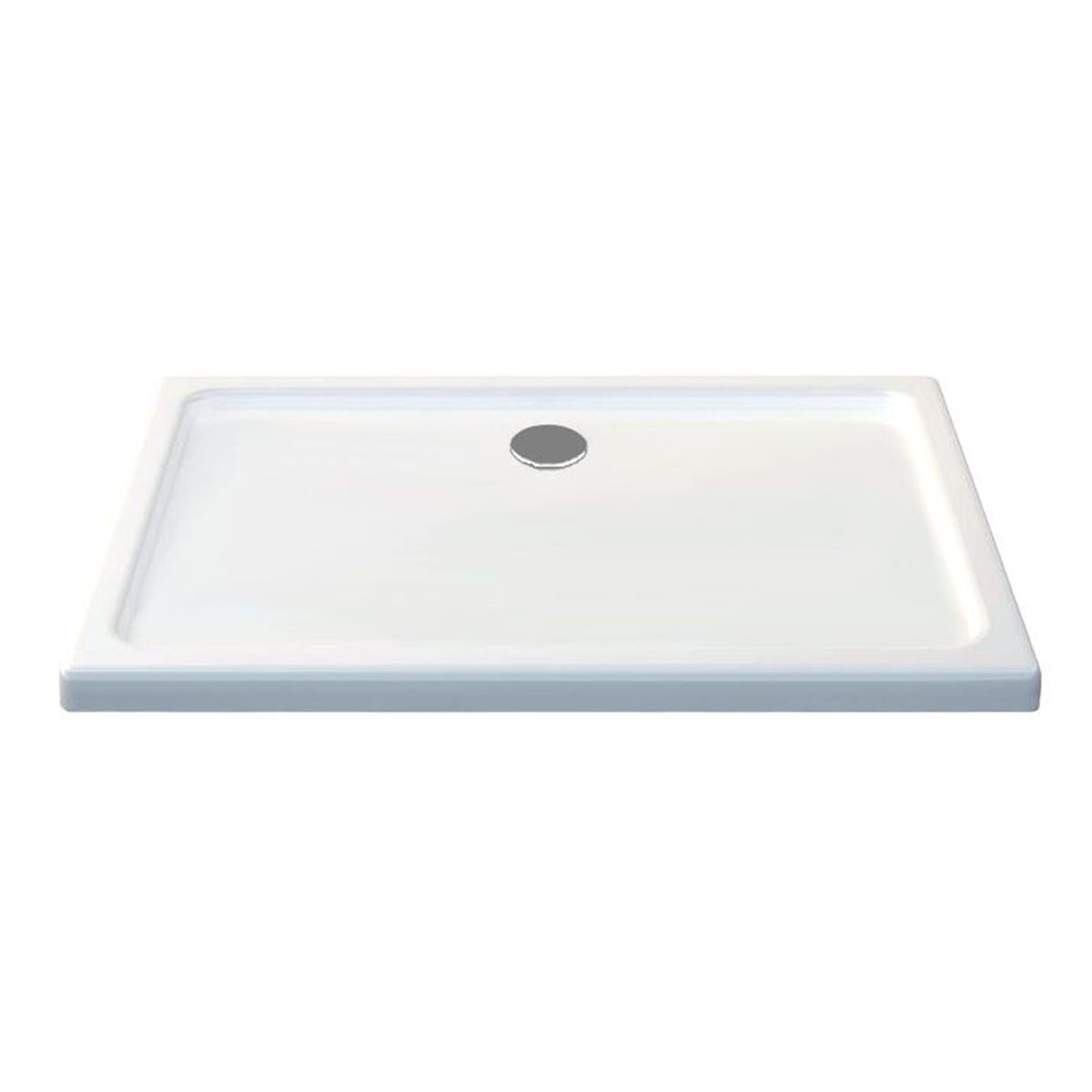 Duschwanne EGO Arcadia, Sanitäracryl, rechteckige Form, Weiß, Höhe 5 cm, Abmessungen 150 x 90 cm