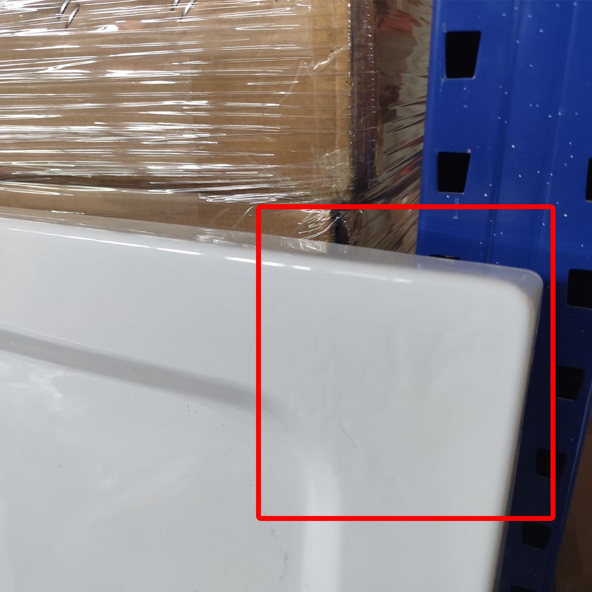 Duschwanne rechteckig slim, B-Ware, 4 cm Höhe, Größe 90 x 120 cm, Sanitäracryl, FARO