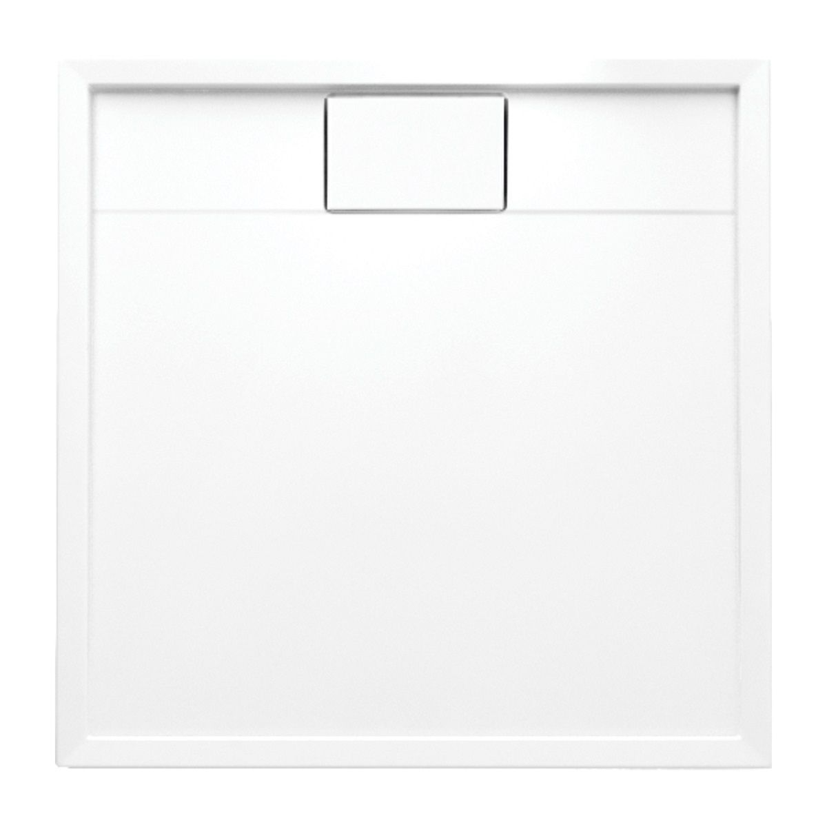 OMNIRES BROOKLIN Duschwanne, B-Ware, 90x90x5 cm, Glänzend Weiß, Sanitäracryl