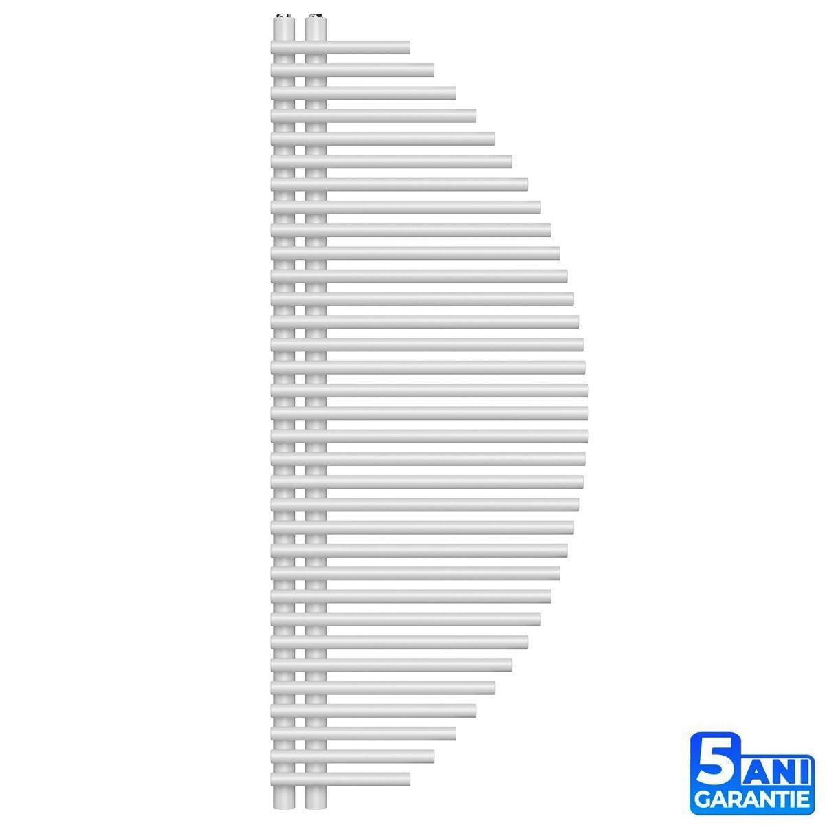 Heizkörper, Handtuchheizkörper aus Stahl, 33 Elemente, 585 W, 125x50 cm, Weiß, Brisa Blanca