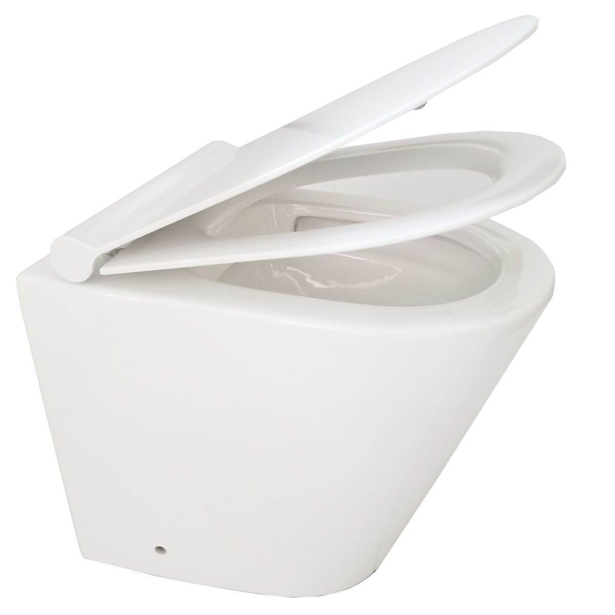 Duroplast-Deckel mit Soft-Close für WC-Becken Galo und Dario in Weiß