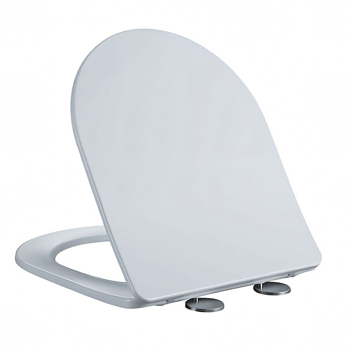 Duroplast Slim WC-Sitz, Soft-Close, verstellbarem Abstand, Quick Release, für WC-Becken Ben Weiß