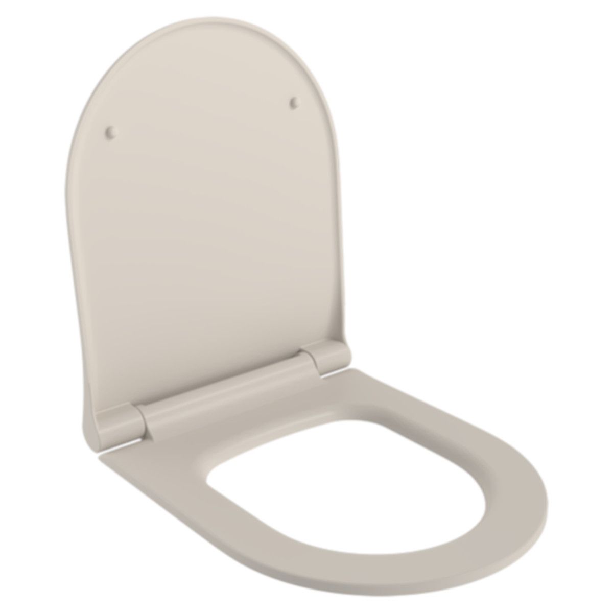 WC-Deckel Michael in Jasmin, Slim Modell mit Soft-Close