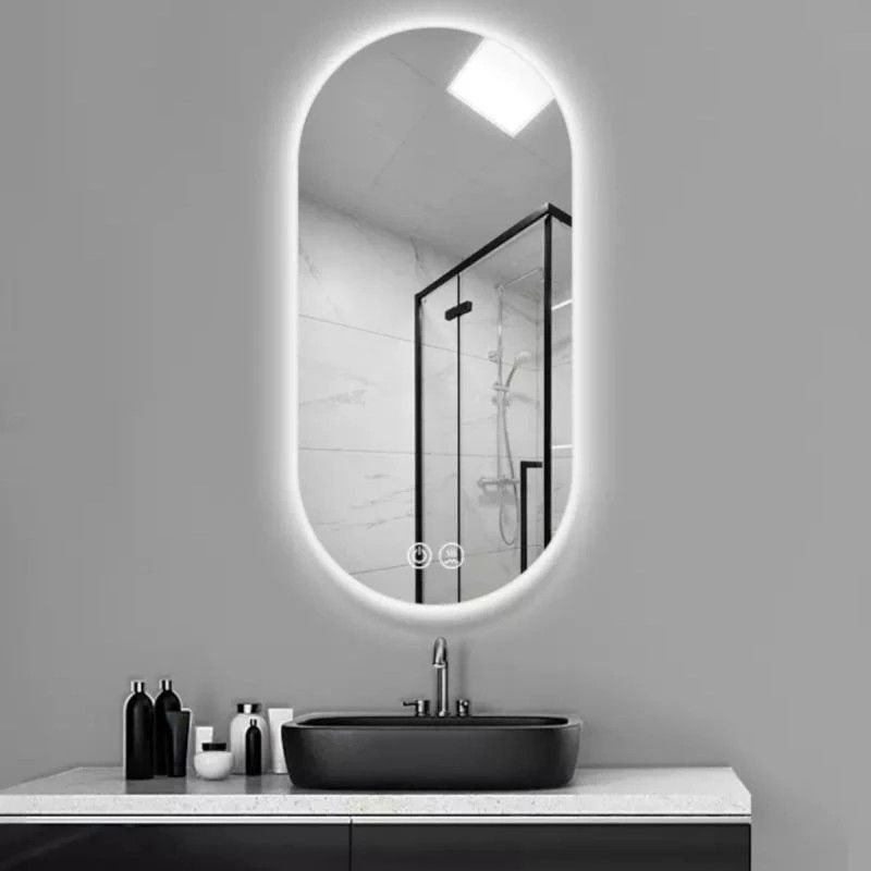 LED-Spiegel, B-Ware, Anti-Beschlag-Funktion, Touch-Steuerung, 5 mm, 3 Lichtfarben, dimmbar, Maße 100x50 cm, Victoria