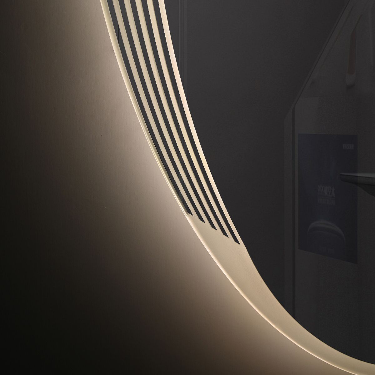 LED-Spiegel, 5 mm Glas, Anti-Beschlag, Touch-Taste, 3 Lichtfarben, Einstellbare Helligkeit, Maße 60 x 90 cm, Nova