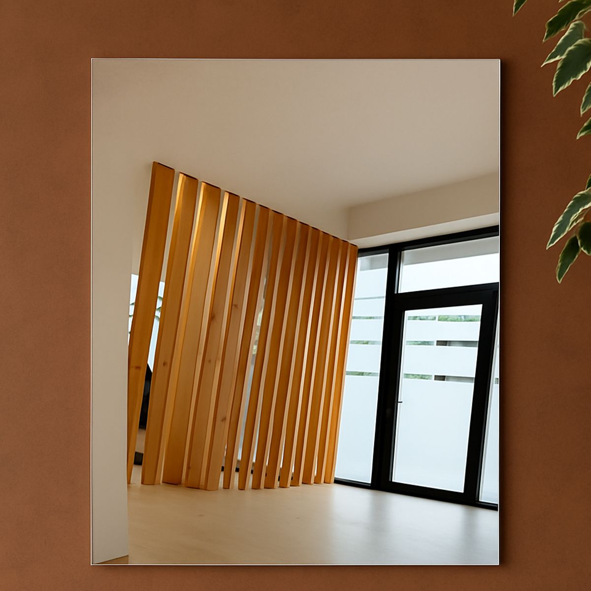 Spiegel, 5 mm Glas, reversible Montage, 70 x 90 cm, Clara