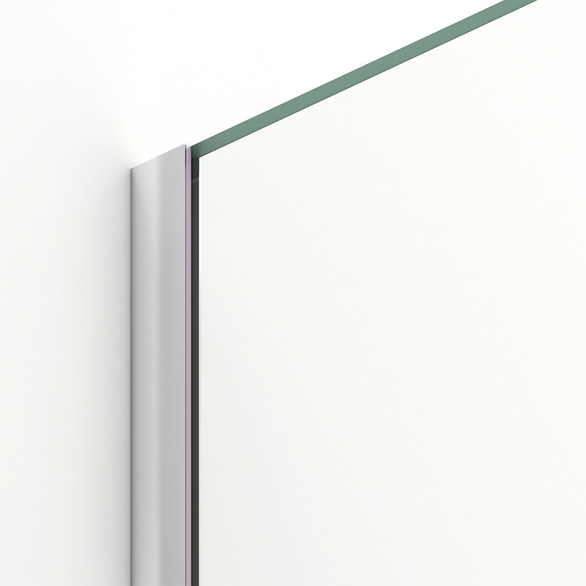 Walk-In Duschwand Ultra-Slim, 8 mm Sicherheitsglas, Maße 80-160x200 cm, verchromtes Profil, Nano Easy Clean, Matia