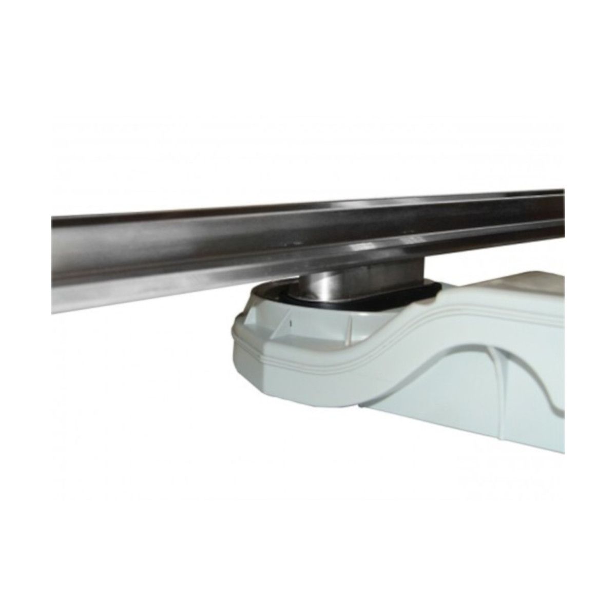 Duschrinne, verfliesbar, Viega Siphon, Einbau unter der Fliese, Chrom, Slim, Größen 50-120 cm, Breite 3,2 cm