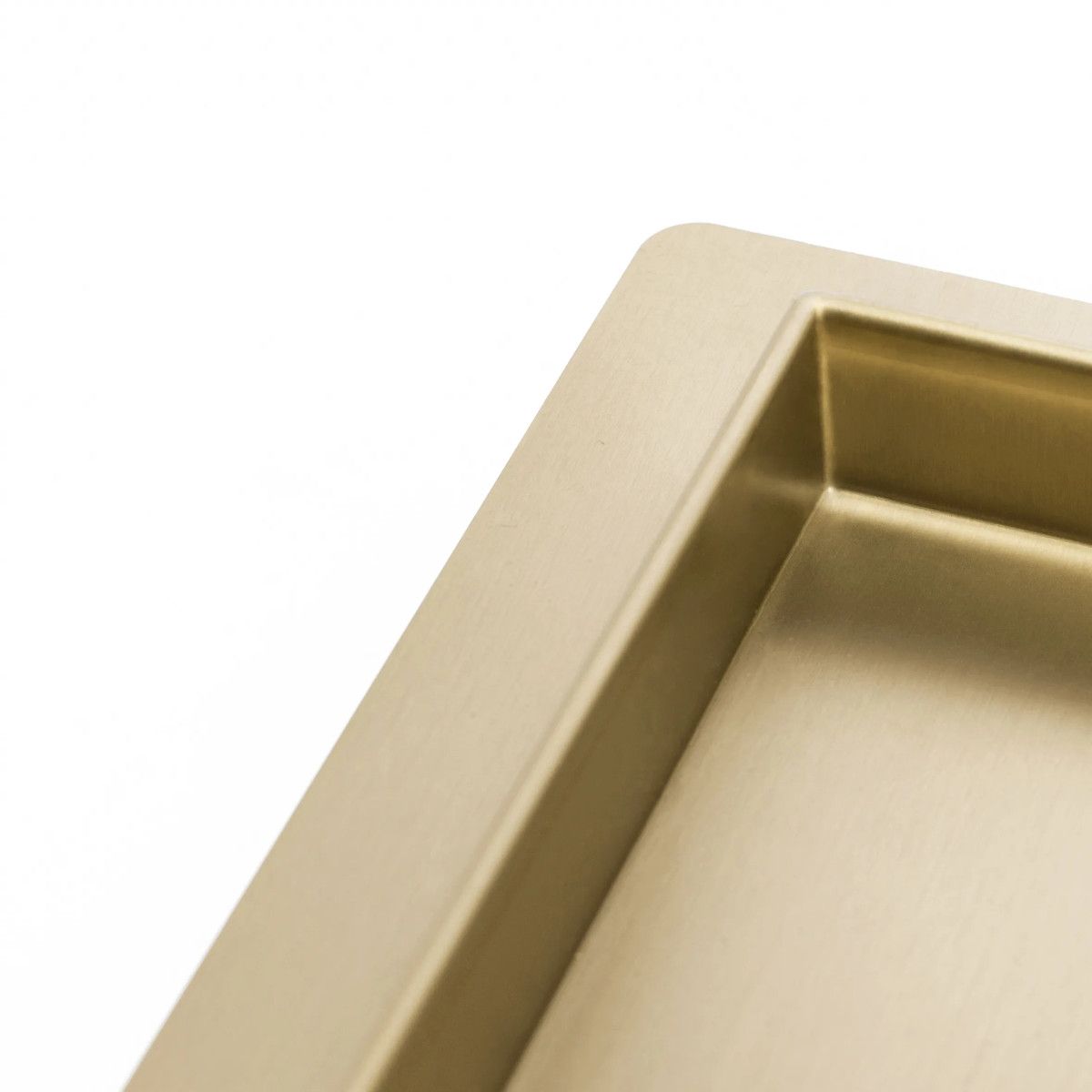 Duschrinne, REA-Pure Neo Mirror Gold Pro, Abmessungen zwischen 80 - 100 cm, komplett, Ausführung Gold