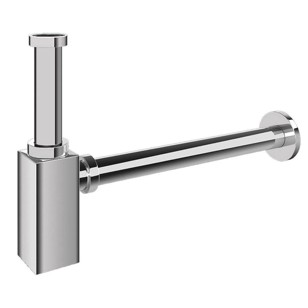 Siphon EGO-S06, besonderes Design, Edelstahl, Chrom-Finish