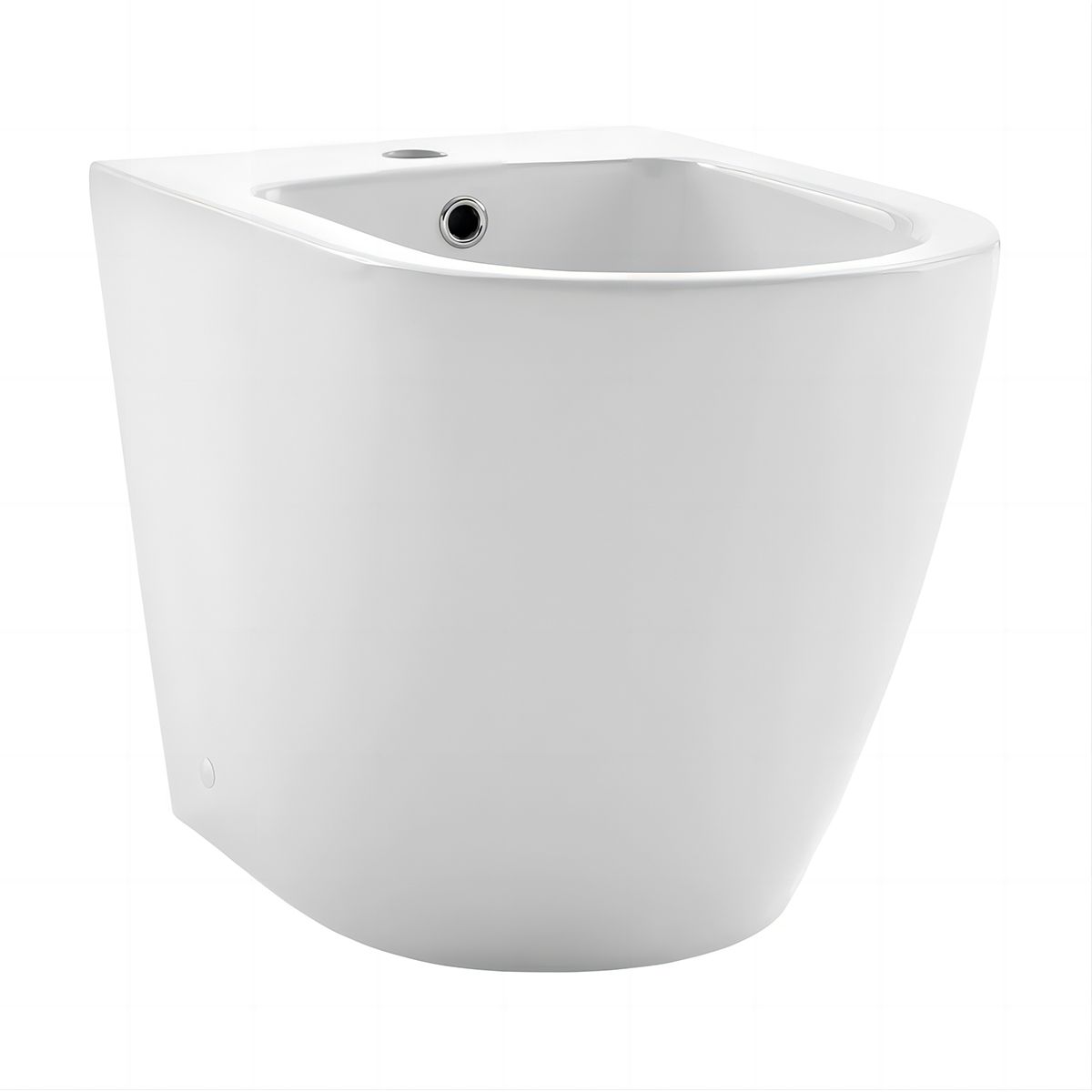 Bidet EGO Galo, Weiß, 55x36 cm, Bodenmontage, mit Überlauf