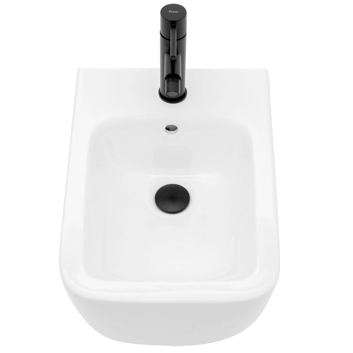 Bidet REA-Hary, Weiß, wandhängend, Sanitärkeramik, mit Überlauf, 50 x 36