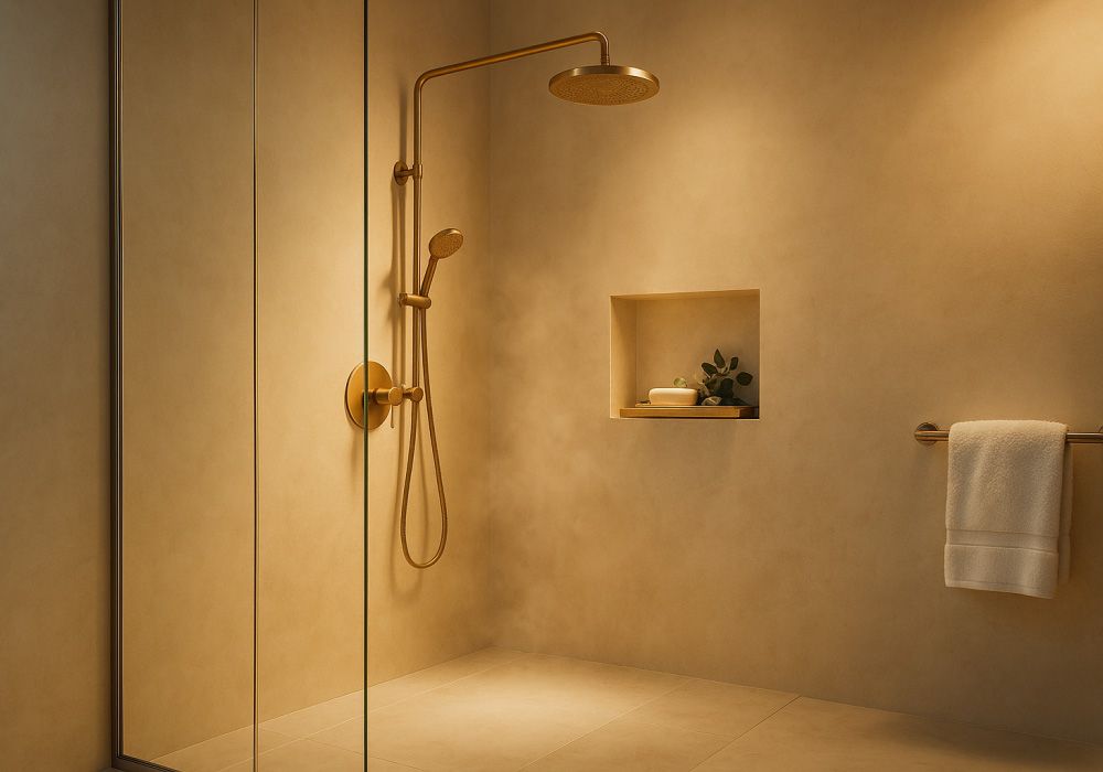 Dein Badezimmer verdient Luxus: So machst du aus einer einfachen Dusche einen Verwöhnmoment Dein Badezimmer verdient Luxus: So machst du aus einer einfachen Dusche einen Verwöhnmoment